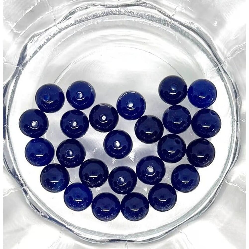75pcs Beads for Jewelry #22031 Purple Stone Beads